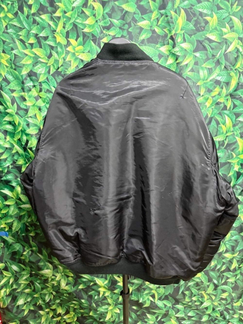 Black Aviator Jacket - Picture 4 of 5